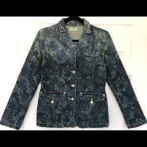 Floral Denim Jacket